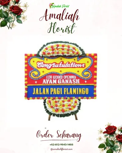 Bunga Papan Congratulation di Banjar Jawa